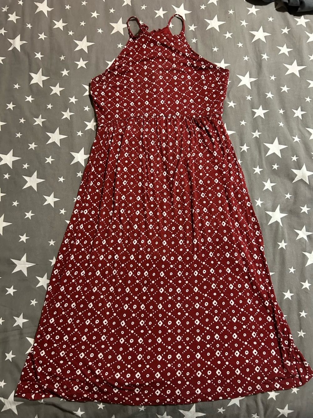 LOFT Sleeveless Red Summer Dress